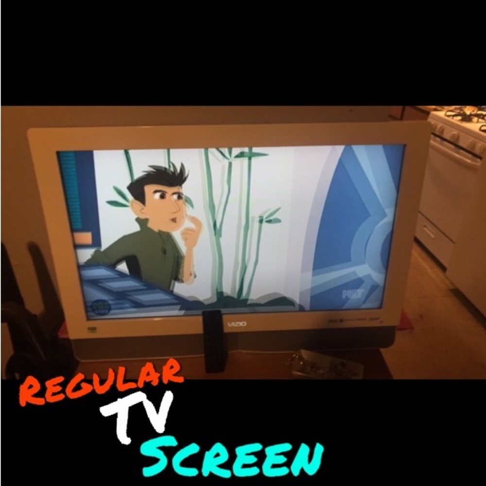 Vizio 32 inch television white in color